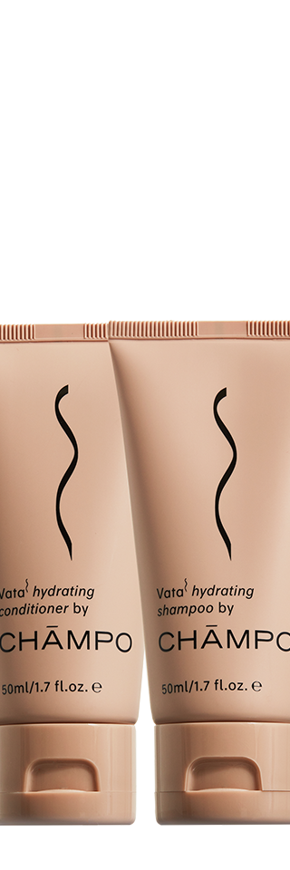 Vata dicovery pack Hydrating shampoo for dry hair by Chāmpo