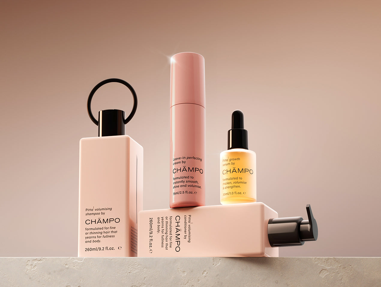 Chāmpo how to shop the range